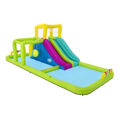 PARQUE CASTILLO TOBOGAN ACUATICO INFLABLE SPLASH COURSE 7.1MX3.1MX2.65M - 1