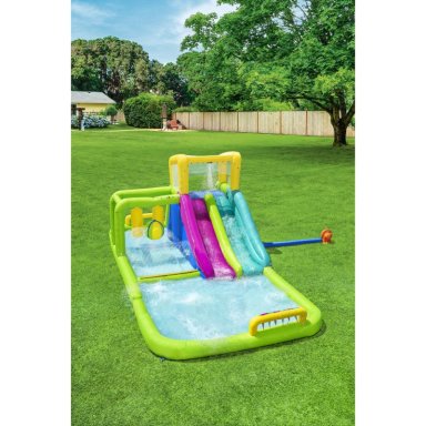 PARQUE CASTILLO TOBOGAN ACUATICO INFLABLE SPLASH COURSE 7.1MX3.1MX2.65M - 5
