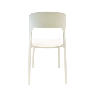 SILLA PLASTICO APILABLE DECO NUREMBERG BLANCA ESCANDINAVIA - 3