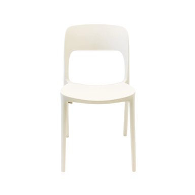SILLA PLASTICO APILABLE DECO NUREMBERG BLANCA ESCANDINAVIA - 4