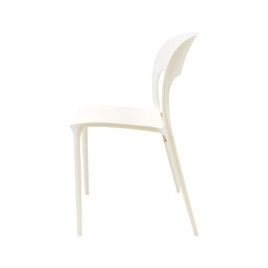 SILLA PLASTICO APILABLE DECO NUREMBERG BLANCA ESCANDINAVIA - 5