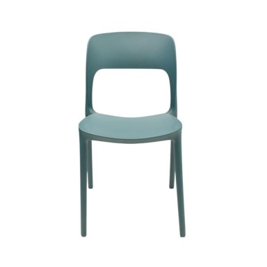 SILLA PLASTICO APILABLE DECO NUREMBERG AZUL ESCANDINAVIA - 2