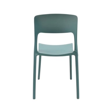 SILLA PLASTICO APILABLE DECO NUREMBERG AZUL ESCANDINAVIA - 8
