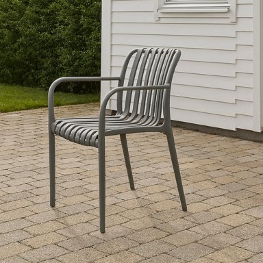 SILLA PLASTICO APILABLE DECO BONN GRIS ESCANDINAVIA - 4