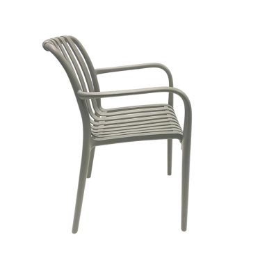 SILLA PLASTICO APILABLE DECO BONN GRIS ESCANDINAVIA - 5