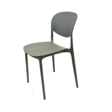 SILLA PLASTICO APILABLE DECO HAMBURG GRIS ESCANDINAVIA - 1