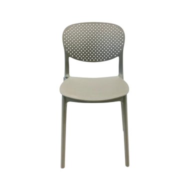 SILLA PLASTICO APILABLE DECO HAMBURG GRIS ESCANDINAVIA - 2