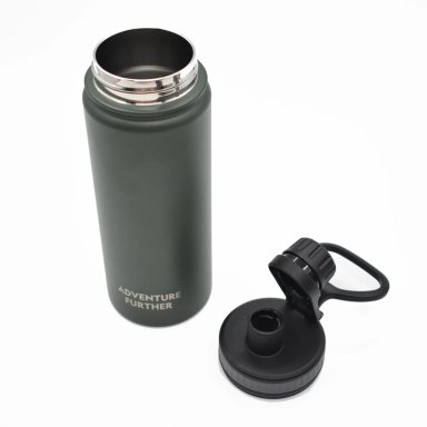 BOTELLA METALICA TE RMICA INSULADA 600ML VERDE NAT GEO - 5