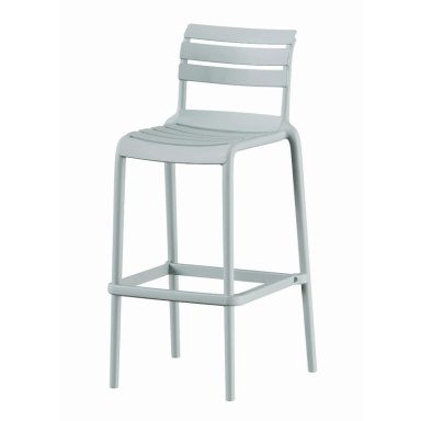 PISO TABURETE SILLA ALTA BAR COCINA GALT 65CM GRIS CLARO - 1