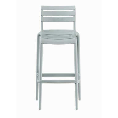 PISO TABURETE SILLA ALTA BAR COCINA GALT 65CM GRIS CLARO - 3