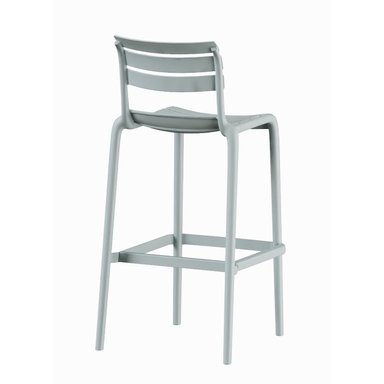 PISO TABURETE SILLA ALTA BAR COCINA GALT 65CM GRIS CLARO - 5
