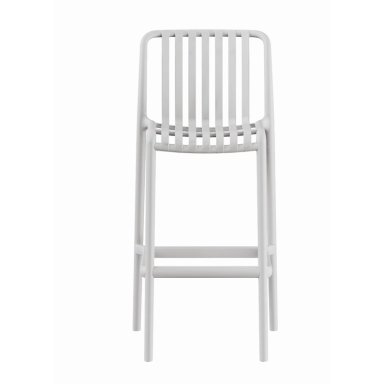 PISO TABURETE SILLA ALTA BAR COCINA MAGNUS 65CM BLANCO - 4