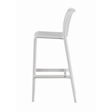 PISO TABURETE SILLA ALTA BAR COCINA MAGNUS 65CM BLANCO - 5