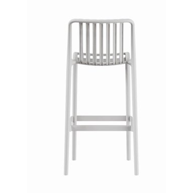 PISO TABURETE SILLA ALTA BAR COCINA MAGNUS 65CM BLANCO - 7