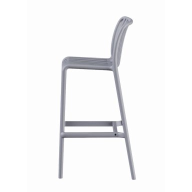 PISO TABURETE SILLA ALTA BAR COCINA MAGNUS 65CM GRIS - 4
