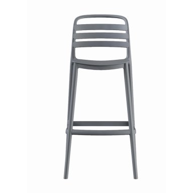 PISO TABURETE SILLA ALTA BAR COCINA RAGNAR 75CM GRIS OSCURO - 3