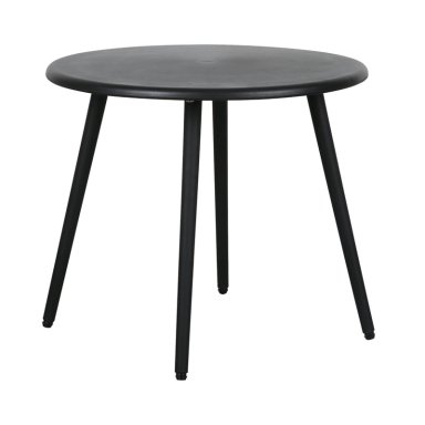 MESA DE CENTRO REDONDA NORDICA NEGRA 51X45 ESCANDINAVIA - 4