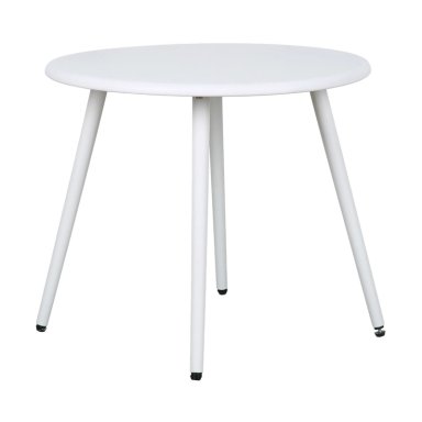MESA DE CENTRO REDONDA NORDICA BLANCA 51X45 ESCANDINAVIA - 4