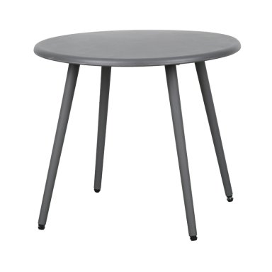 MESA DE CENTRO REDONDA NORDICA GRIS 51X45 ESCANDINAVIA - 1