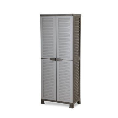 ARMARIO CLOSET PLASTICO GRANDE MULTIUSO GRIS 68X39X171,5 CM - 1