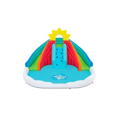 PARQUE CASTILLO TOBOGAN ACUATICO INFLABLE 4.50X3.82X2.77M - 4