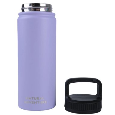 BOTELLA METALICA TE RMICA BOCA ANCHA 500ML LILA - 2