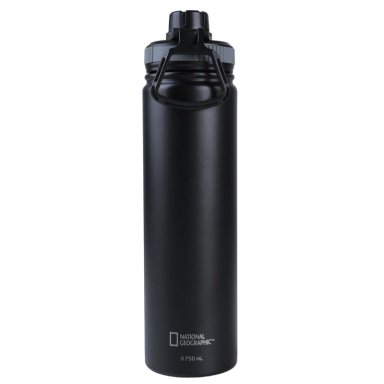 BOTELLA METALICA TE RMICA BOCA ANGOSTA 750ML NEGRO - 1