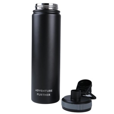 BOTELLA METALICA TE RMICA BOCA ANGOSTA 750ML NEGRO - 2