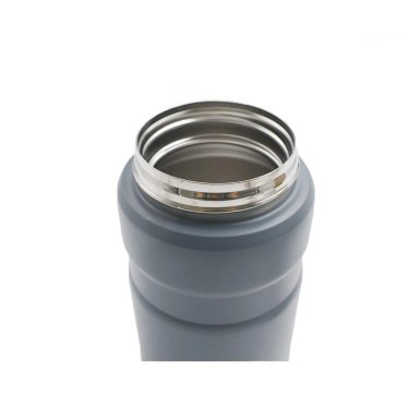 TERMO COMIDA ACERO INOXIDABLE 750ML CON CUBIERTOS GRIS - 4