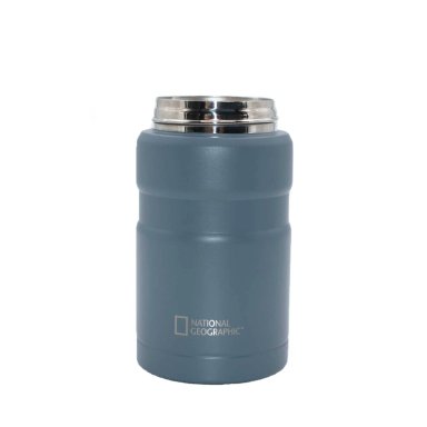 TERMO COMIDA ACERO INOXIDABLE 750ML CON CUBIERTOS GRIS - 9