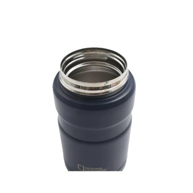 TERMO COMIDA ACERO INOXIDABLE 750ML CON CUBIERTOS AZUL - 4
