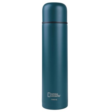 TERMO BALA METALICO AZUL 1000ML NATIONAL GEOGRAPHIC - 1