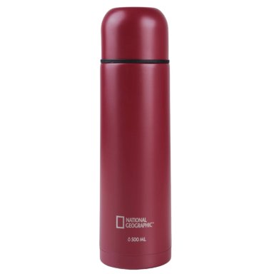 TERMO BALA METALICO ROJO 500ML NATIONAL GEOGRAPHIC - 2