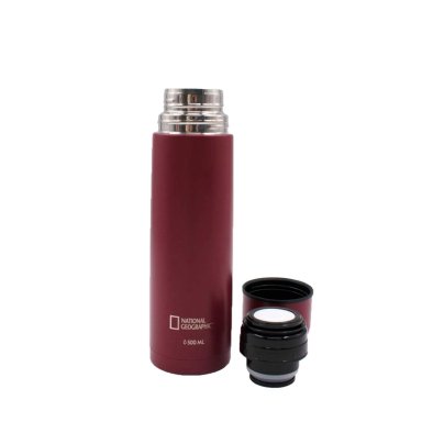 TERMO BALA METALICO ROJO 500ML NATIONAL GEOGRAPHIC - 3