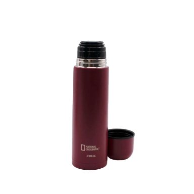 TERMO BALA METALICO ROJO 500ML NATIONAL GEOGRAPHIC - 5
