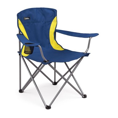 SILLA PLEGABLE CAMPING ACOLCHADA DENVER AZUL NAT GEO - 1