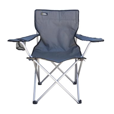 SILLA PLEGABLE CAMPING KENAI APOYABRAZOS GRIS NAT GEO - 4