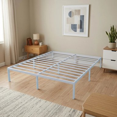 BASE DE CAMA METALICA QUEEN 200X150X36 GRIS AIRHOUSE - 5