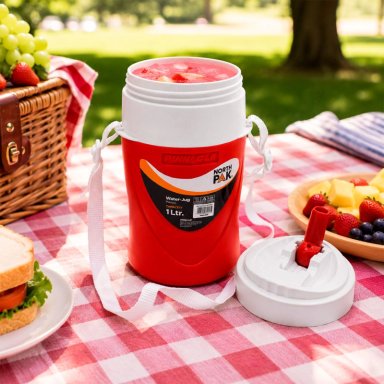 COMBO SET COOLER 3 PIEZAS 34L + 4.5L + 1L ROJO NORTHPAK - 5