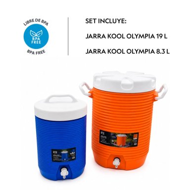 COMBO SET COOLER JARRA TE RMICO DISPENSADOR 19L+8.3L NORTHPAK - 3
