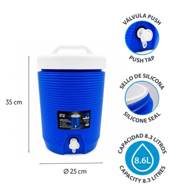 COMBO SET COOLER JARRA TE RMICO DISPENSADOR 19L+8.3L NORTHPAK - 4