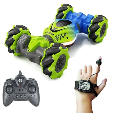 JUGUETE AUTO CONTROL REMOTO 3 MODOS SENSOR MOVIMIENTO CONTROL Y MANO ROTACION 360° 300 MAH - 1