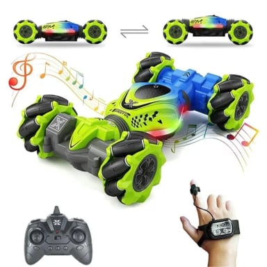 JUGUETE AUTO CONTROL REMOTO 3 MODOS SENSOR MOVIMIENTO CONTROL Y MANO ROTACION 360° 300 MAH - 2