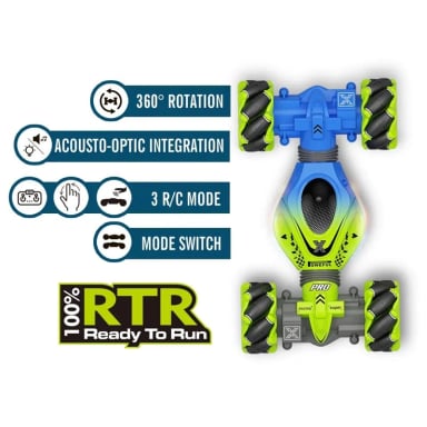 JUGUETE AUTO CONTROL REMOTO 3 MODOS SENSOR MOVIMIENTO CONTROL Y MANO ROTACION 360° 300 MAH - 5