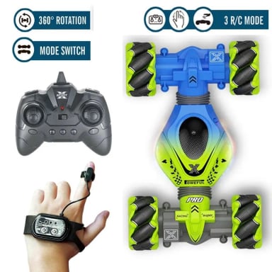 JUGUETE AUTO CONTROL REMOTO 3 MODOS SENSOR MOVIMIENTO CONTROL Y MANO ROTACION 360° 300 MAH - 7