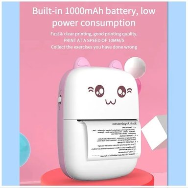 MINI IMPRESORA TÉRMICA PORTÁTIL DE ETIQUETAS INALÁMBRICA CON ADHESIVO - 3