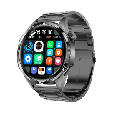 SMARTWATCH GT5 PRO CORREA METALICA Y SILICONA MONITOR SALUD 247 BLUETOOTH NOTIFICACIONES COMPATIBLE - 1