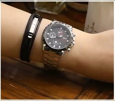 RELOJ DE LUJO PERSONALIZADO PARA HOMBRES CON PULSERA METALICA Y CUERO - 3