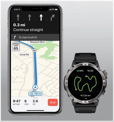 SMARTWATCH DEPORTIVO GPS PRECISO SALUD EN TIEMPO REAL PANTALLA AMOLED DEPORTE COMPATIBLE - 7