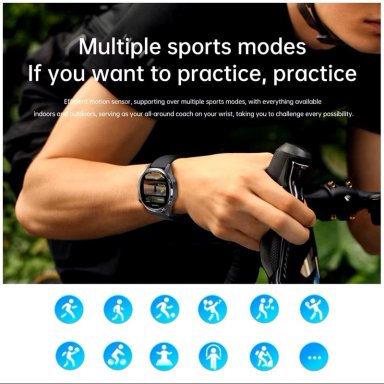 SMARTWATCH GT5 PRO LLAMADAS BLUETOOTH 5 MONITOREO SALUD 300 MAH IP67 COMPATIBLE IOS ANDROID - 5